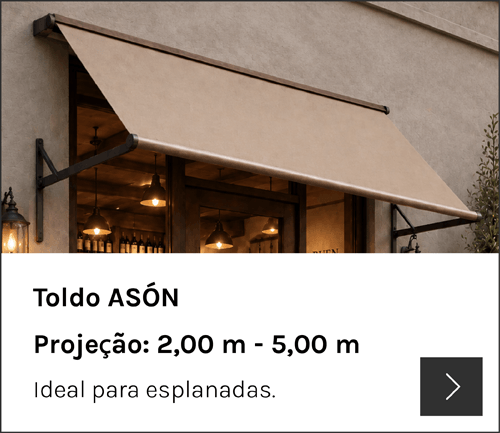 Toldo punto recto